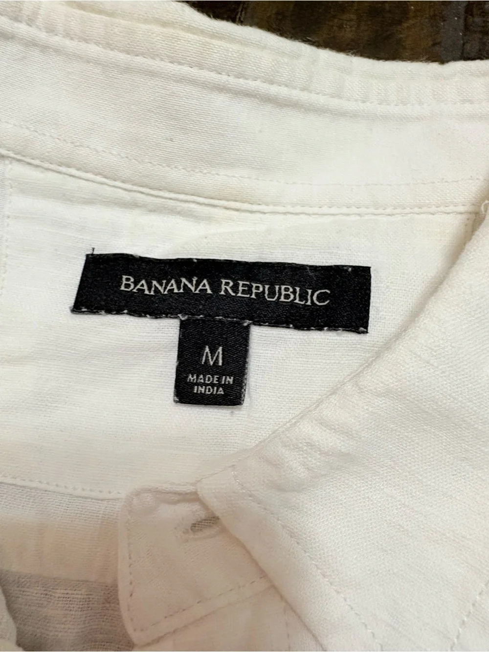 Banana Republic crisp white
